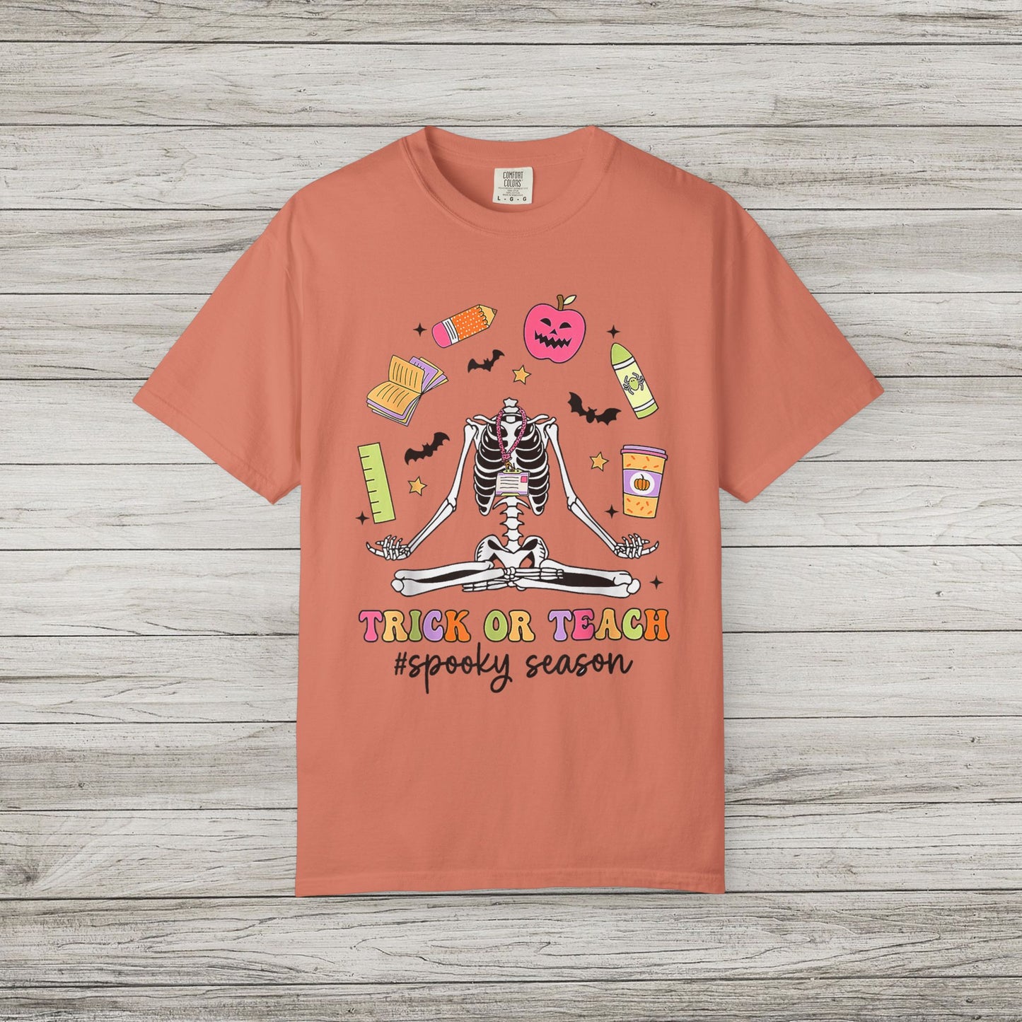 Trick or Teach Comfort Colors Tee