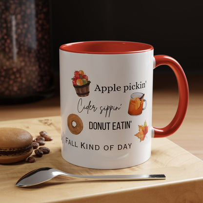 Fall Kind of Day - Accent Coffee Mug (11, 15oz)