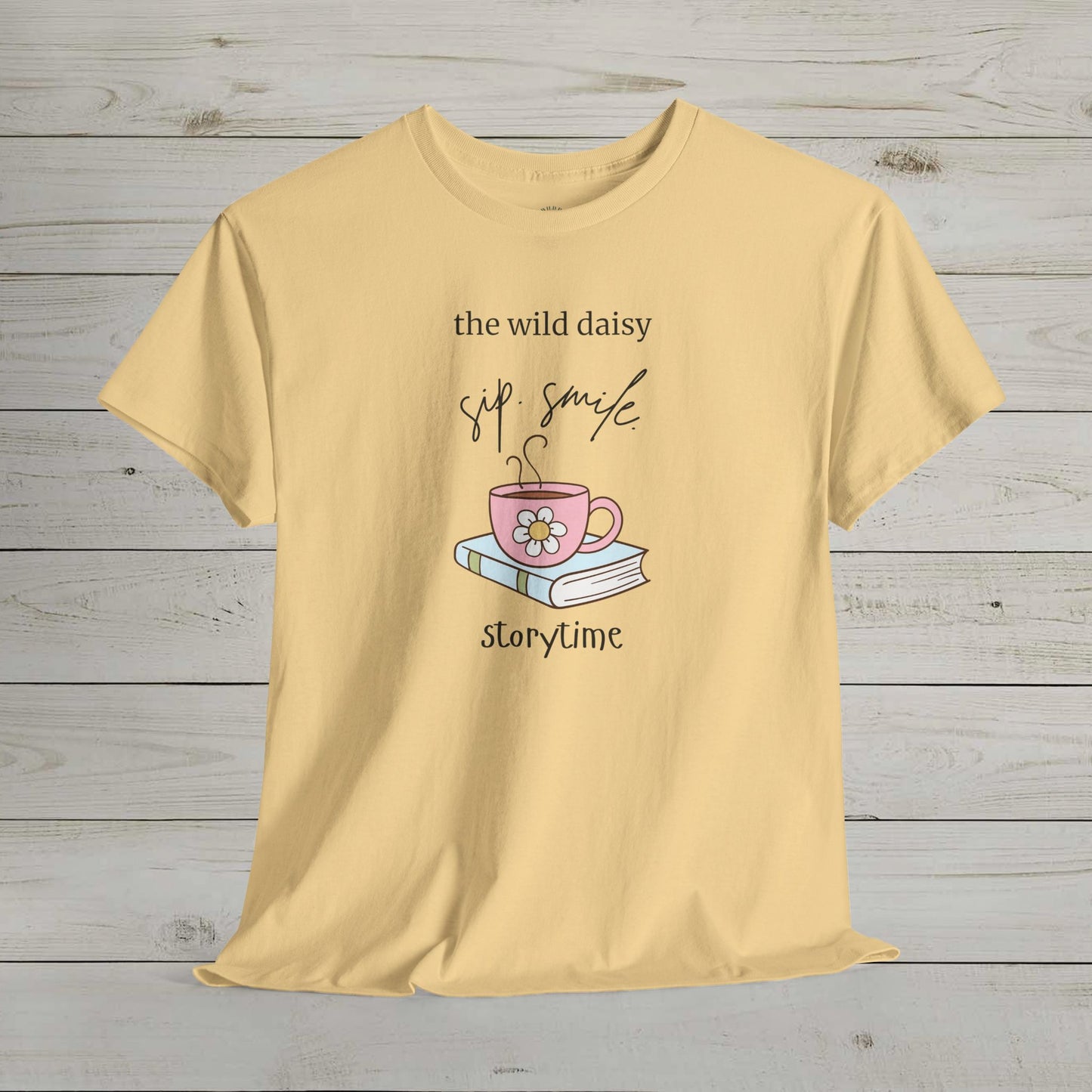 Sip Smile Storytime Heavy Cotton Tee