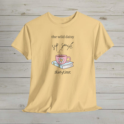 Sip Smile Storytime Heavy Cotton Tee