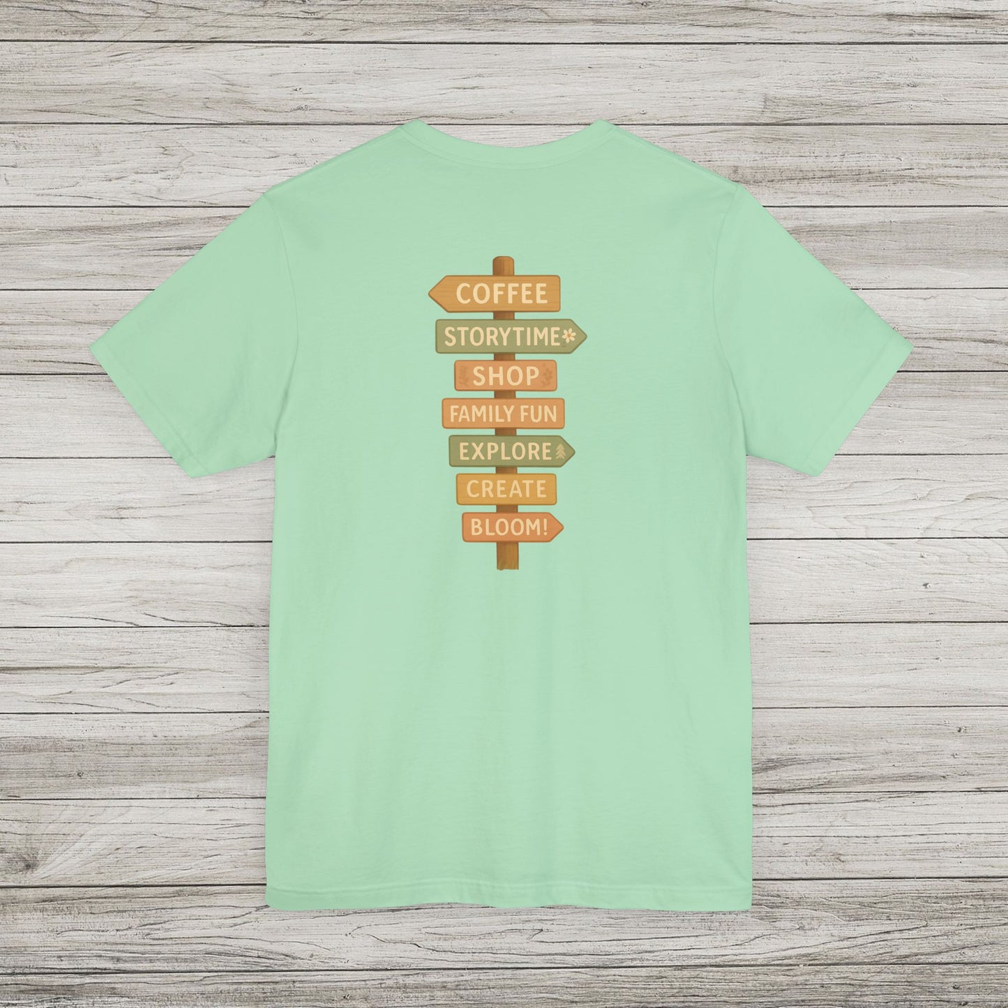The Wild Daisy Sign Post Women's Bella Canvas Short Sleeve Tee