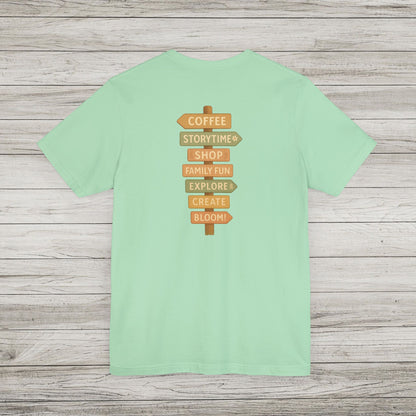 The Wild Daisy Sign Post Women's Bella Canvas Short Sleeve Tee