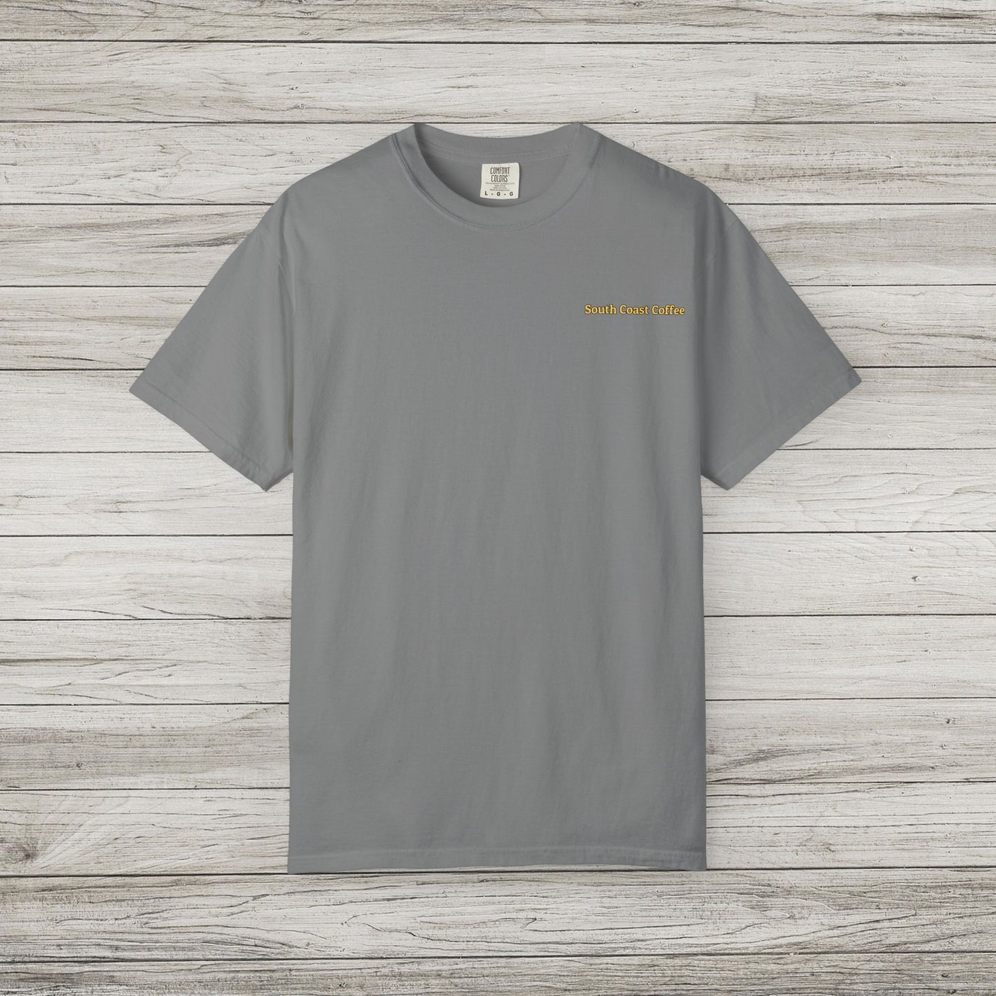 South Coast Coffee Comfort Colors Tee