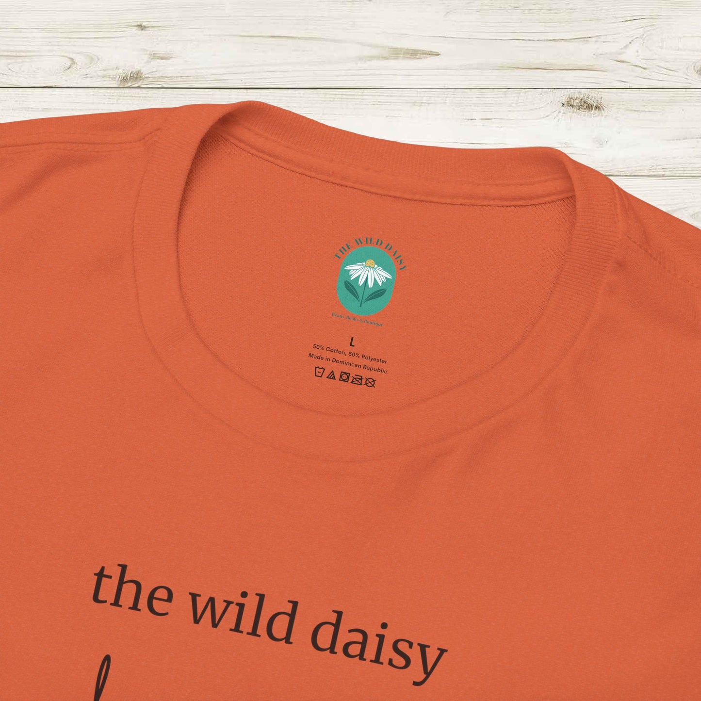 Keep Calm and Daisy On Heavy Cotton Tee