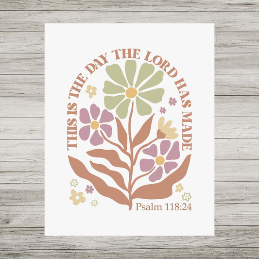 This is the Day the Lord Has Made Matte Vertical Poster