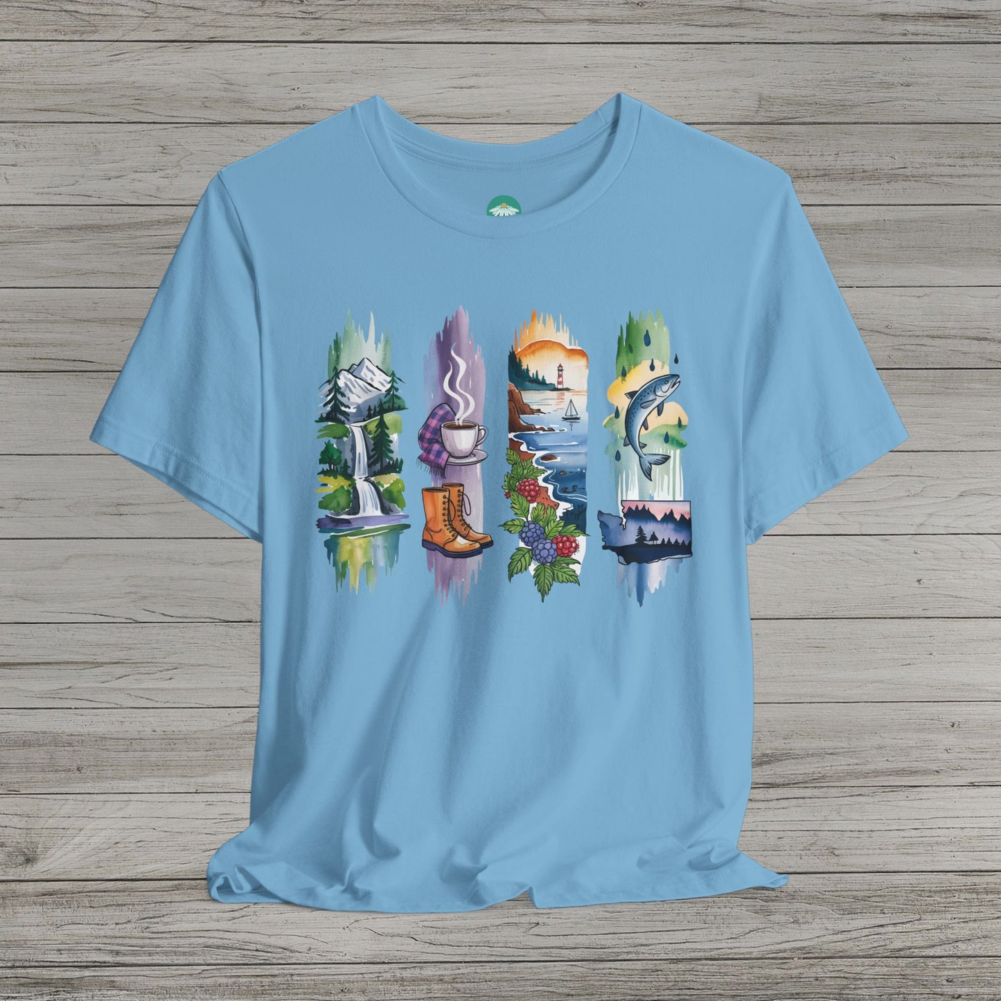 Explore Washington Bella Canvas Short Sleeve Tee