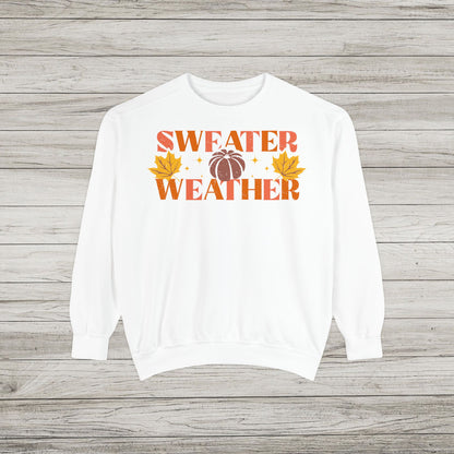 Sweater Weather Comfort Colors Crewneck