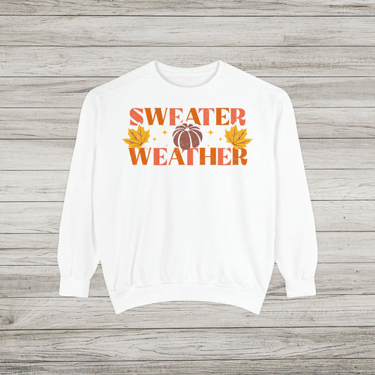 Sweater Weather Comfort Colors Crewneck