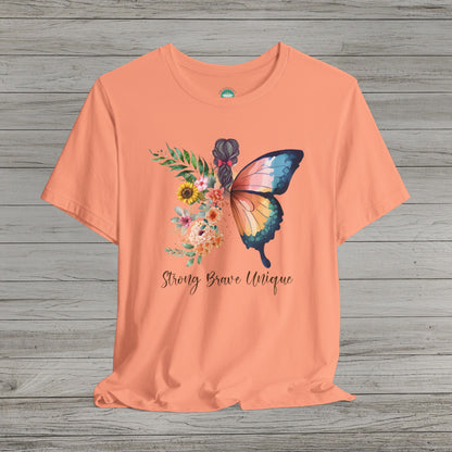 Strong Brave Unique Jersey Short Sleeve Tee