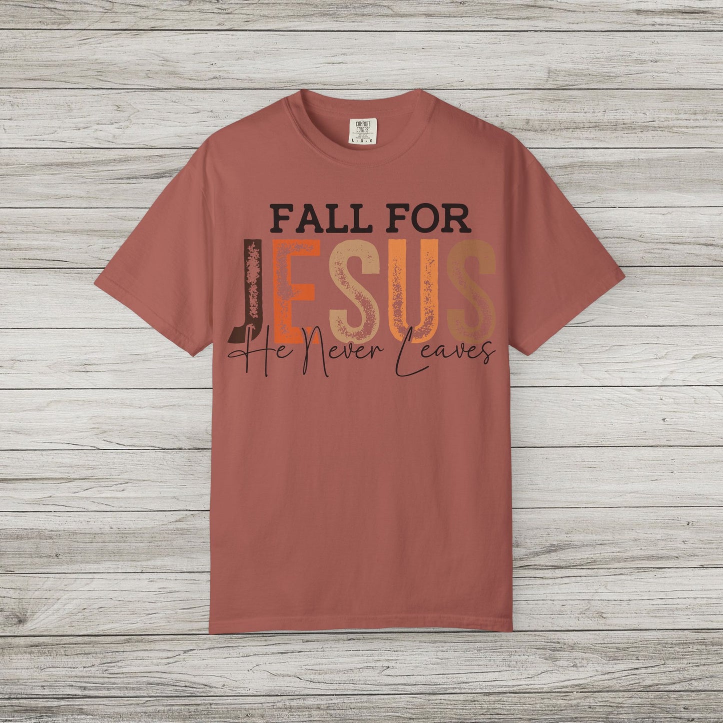Fall For Jesus Comfort Colors Tee