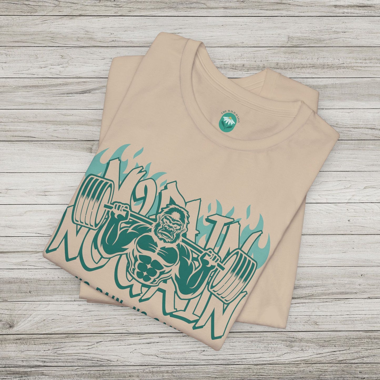 No Pain No Gain Jersey Short Sleeve Tee