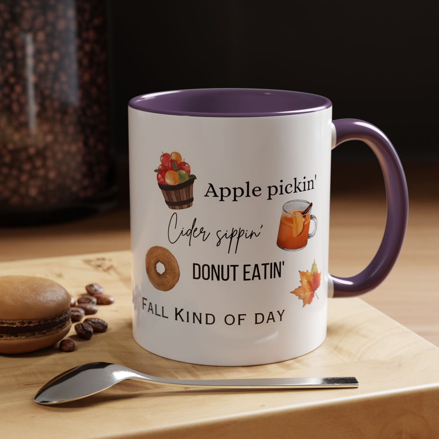 Fall Kind of Day - Accent Coffee Mug (11, 15oz)