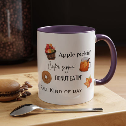 Fall Kind of Day - Accent Coffee Mug (11, 15oz)