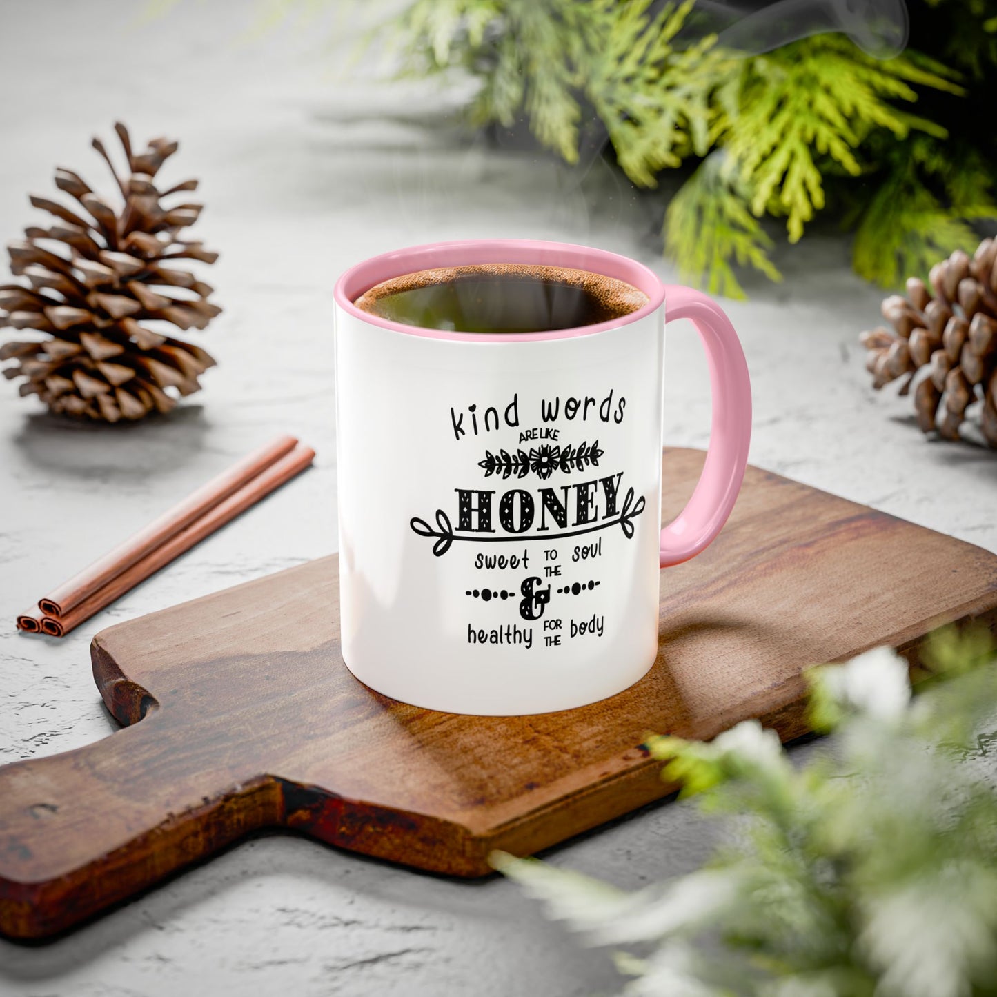 Kind Words Are Like Honey Coffee Mug