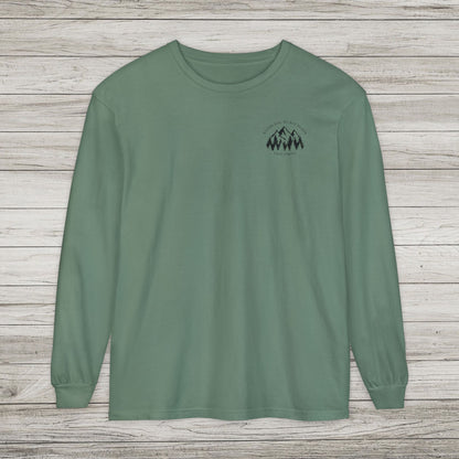 Waters Rise, We Rise Higher Garment-dyed Long Sleeve T-Shirt