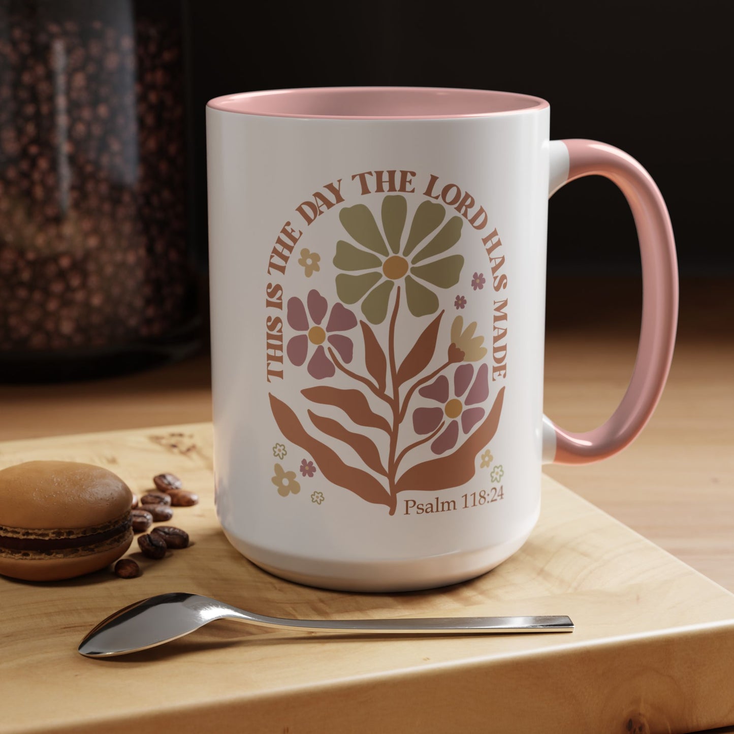 This is the Day the Lord Has Made Accent Coffee Mug (11, 15oz)