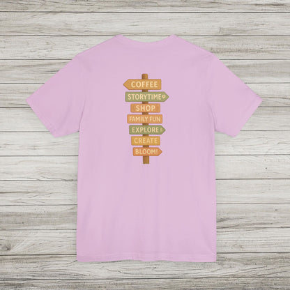 The Wild Daisy Sign Post Women's Bella Canvas Short Sleeve Tee