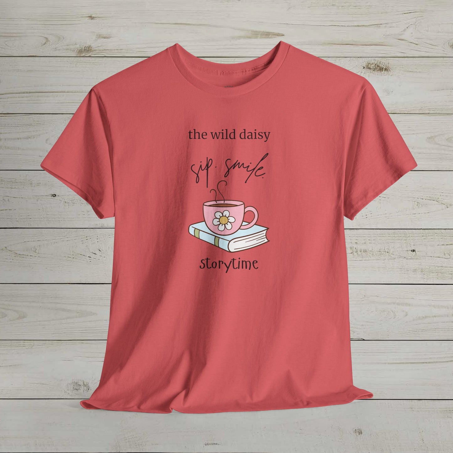 Sip Smile Storytime Heavy Cotton Tee