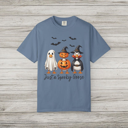 Just a Spooky Goose Comfort Colors Tee