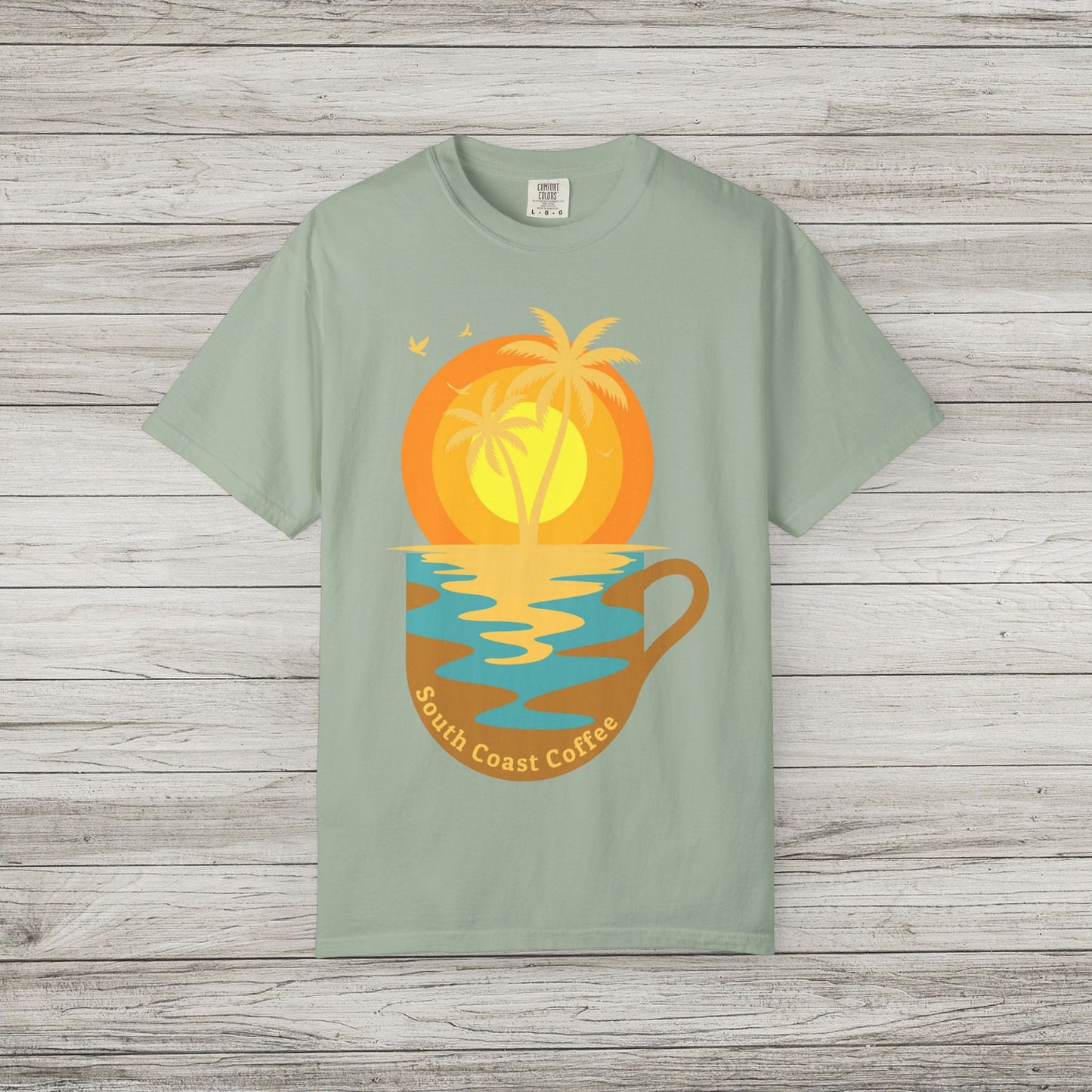 South Coast Coffee Comfort Colors Tee