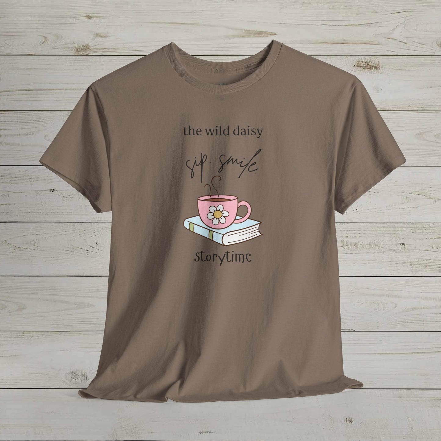 Sip Smile Storytime Heavy Cotton Tee