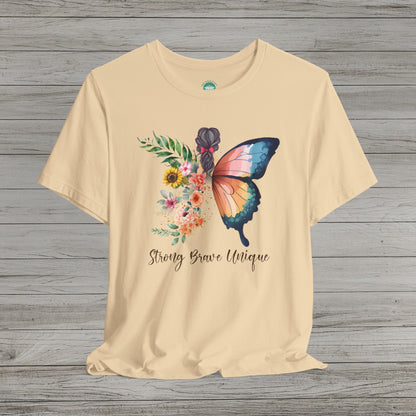 Strong Brave Unique Jersey Short Sleeve Tee