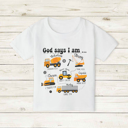 God Says Heavy Cotton™ Toddler T-shirt