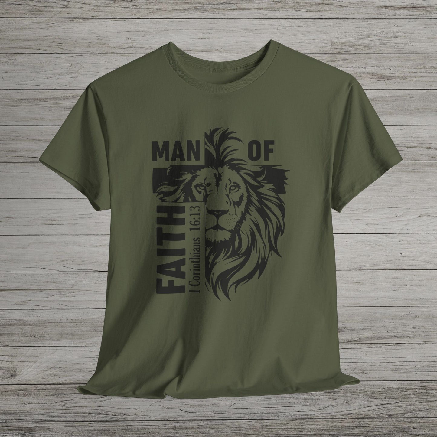 Man of Faith Heavy Cotton Tee