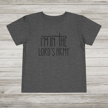 I'm in the Lord's Army Bella Canvas Toddler Tee