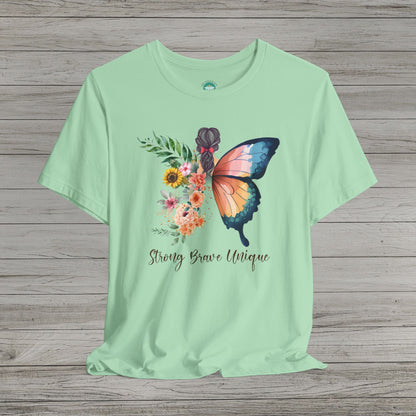 Strong Brave Unique Jersey Short Sleeve Tee