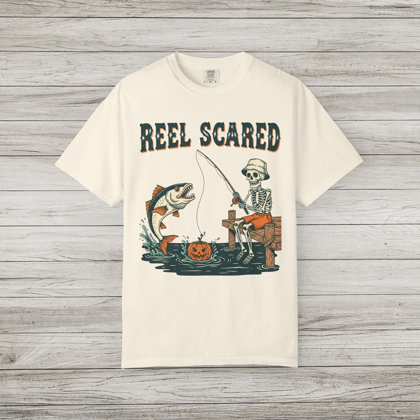 Reel Scared Comfort Colors Tee
