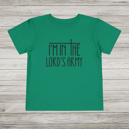 I'm in the Lord's Army Bella Canvas Toddler Tee