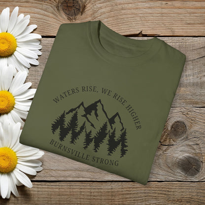 Waters Rise, We Rise Higher Burnsville Strong Garment-Dyed T-shirt