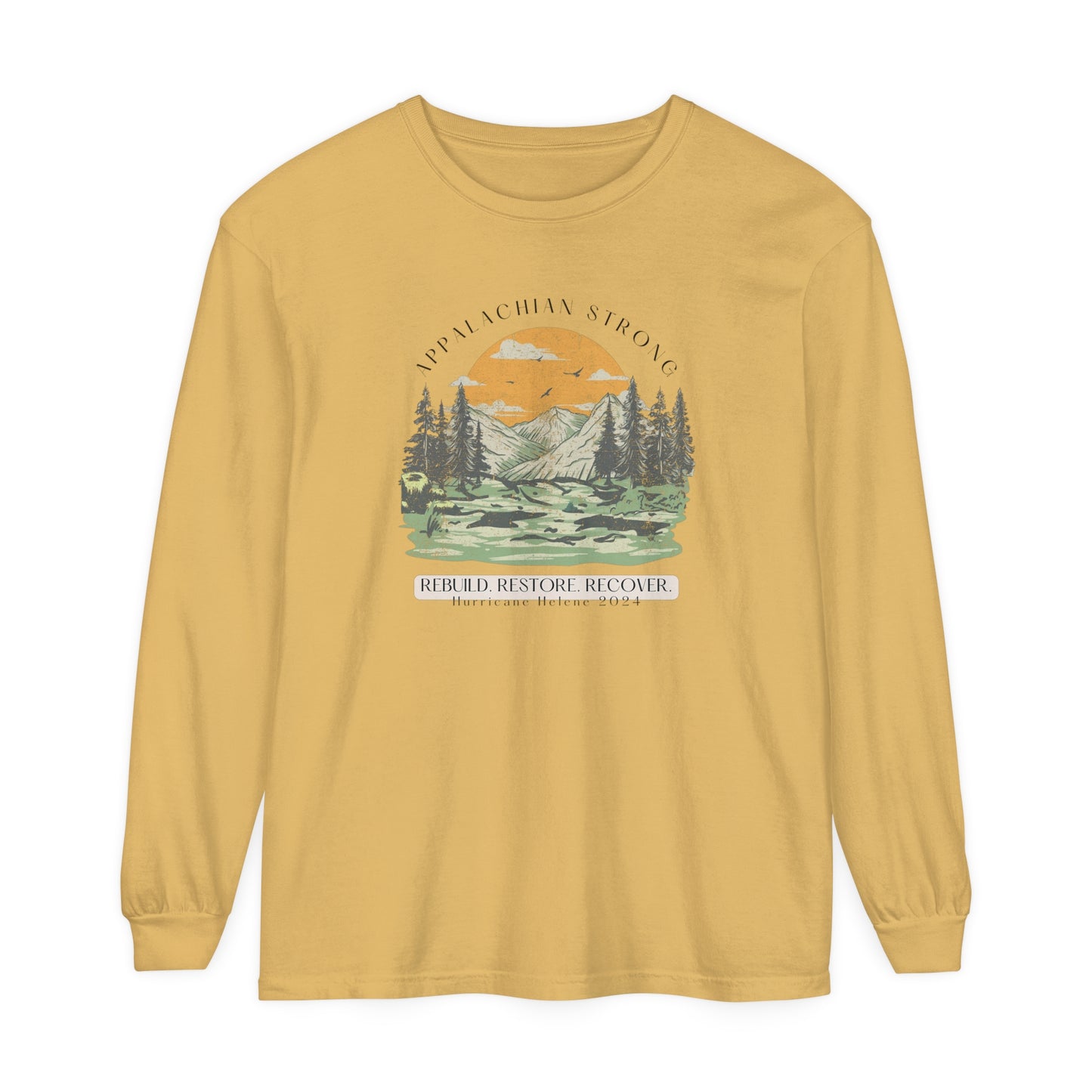 Appalachian Strong Garment-dyed Long Sleeve T-Shirt