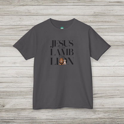 Jesus is the Lamb and the Lion Kids Heavy Cotton™ Tee