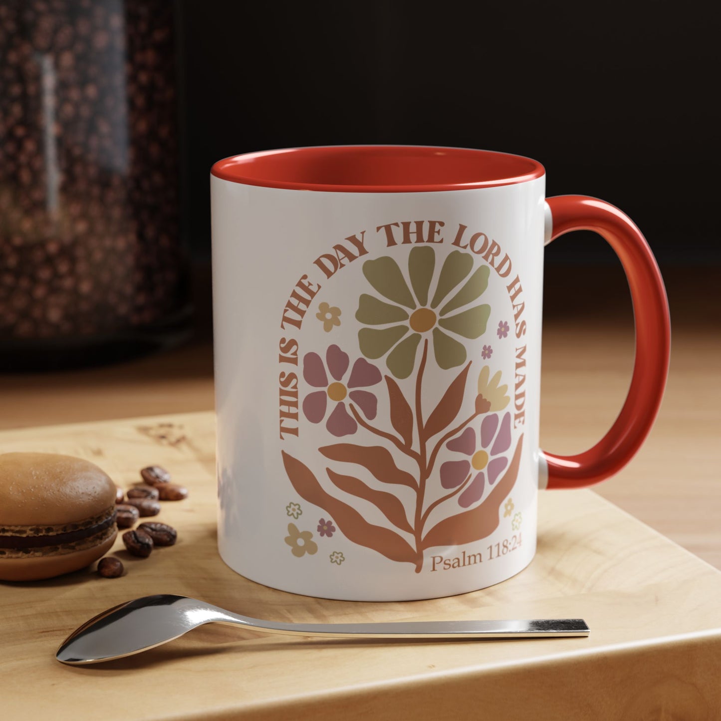 This is the Day the Lord Has Made Accent Coffee Mug (11, 15oz)
