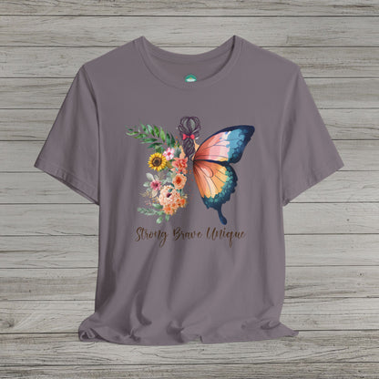 Strong Brave Unique Jersey Short Sleeve Tee