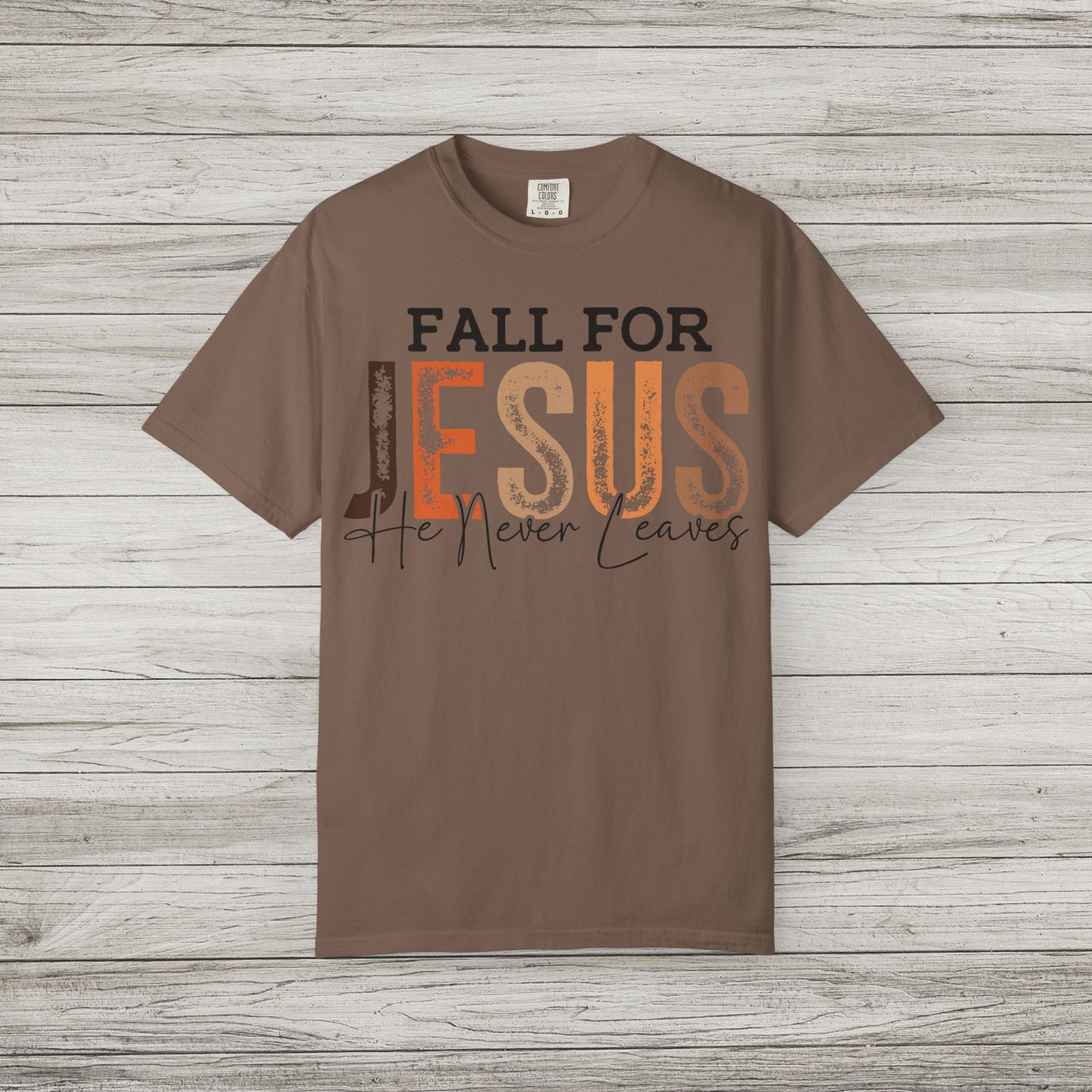 Fall For Jesus Comfort Colors Tee