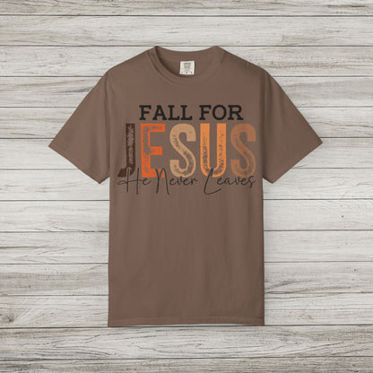 Fall For Jesus Comfort Colors Tee