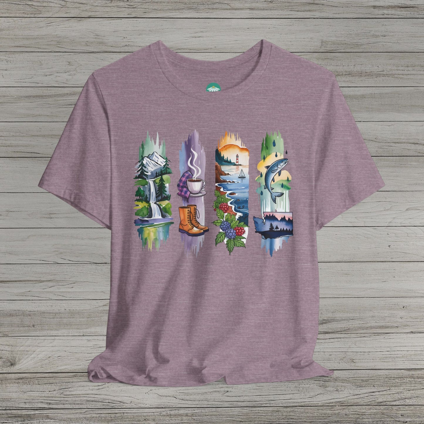 Explore Washington Bella Canvas Short Sleeve Tee