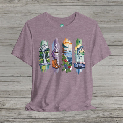 Explore Washington Bella Canvas Short Sleeve Tee