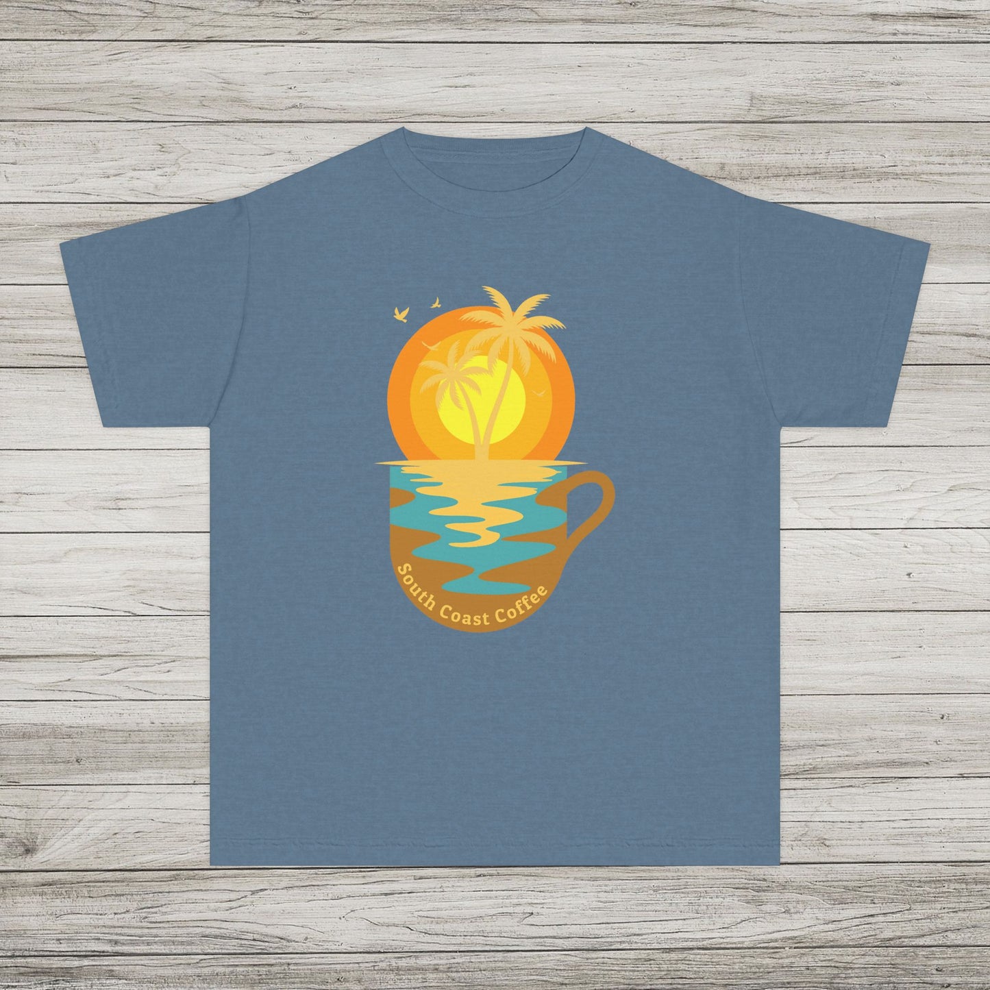 South Coast Coffee Youth Comfort Colors Tee