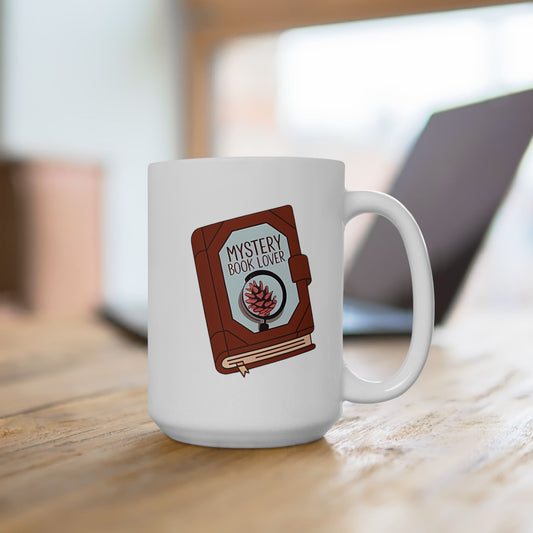 Mystery Book Lover Ceramic Mug, (11oz, 15oz)