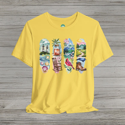 Explore North Carolina Bella Canvas Short Sleeve Tee