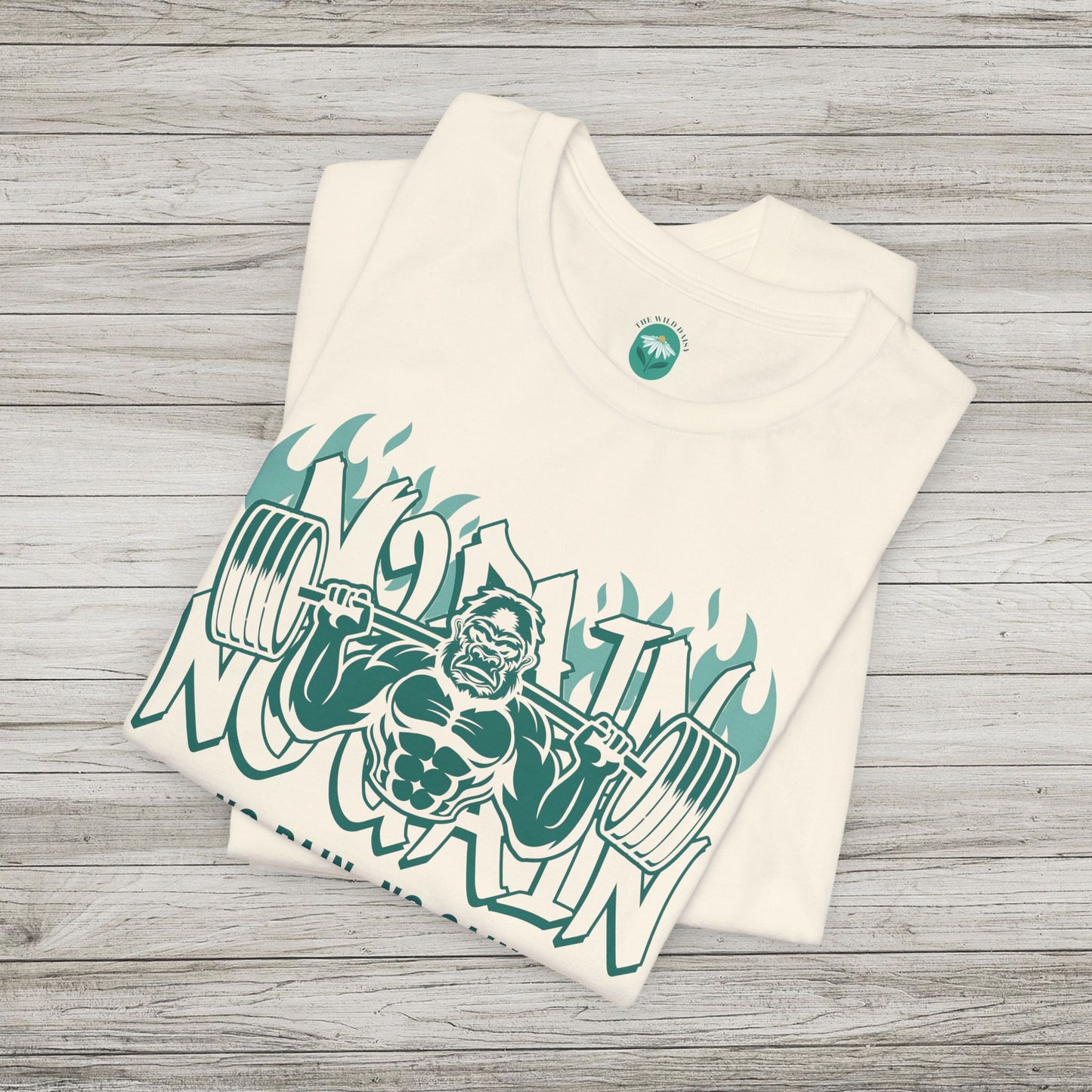 No Pain No Gain Jersey Short Sleeve Tee