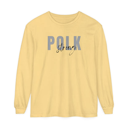 Polk Strong Garment-dyed Long Sleeve T-Shirt