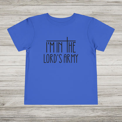 I'm in the Lord's Army Bella Canvas Toddler Tee