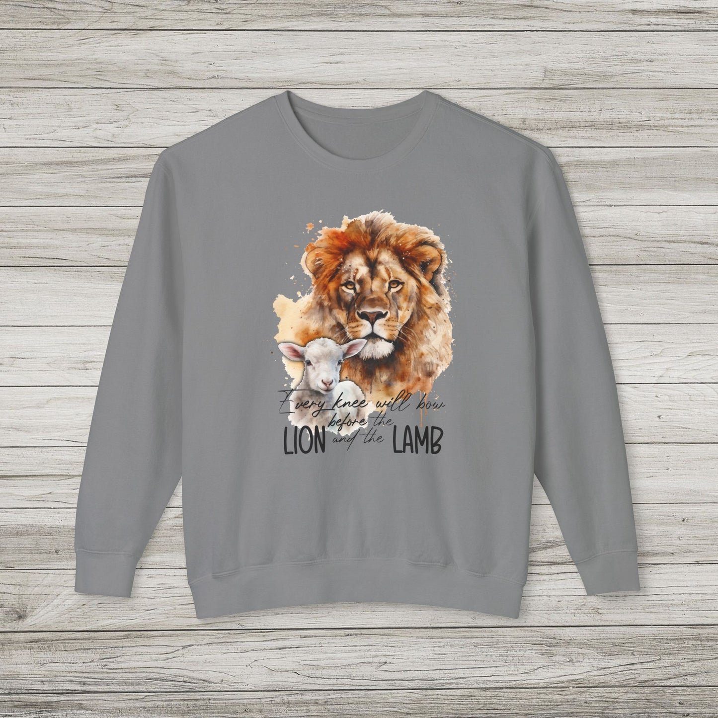Lion and Lamb Lightweight Crewneck Sweatshirt