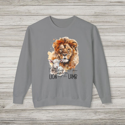 Lion and Lamb Lightweight Crewneck Sweatshirt