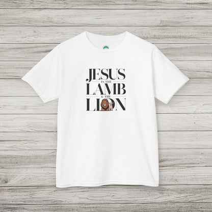 Jesus is the Lamb and the Lion Kids Heavy Cotton™ Tee
